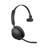 Jabra Evolve2 65 Mono Wireless On-Ear Headset (Unified Communication, USB Type-A, Black) — Being Shipped