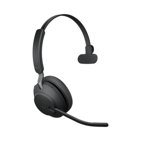 Jabra Evolve2 65 Mono Wireless On-Ear Headset (Unified Communication, USB Type-A, Black) — Being Shipped