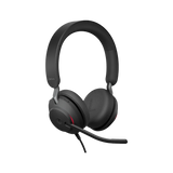 Jabra Evolve2 40 SE Stereo Wired On-Ear Headset (Unified Communications, USB-A, Black) — Being Shipped