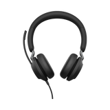 Jabra Evolve2 40 SE Stereo Wired On-Ear Headset (Unified Communications, USB-A, Black) — Being Shipped
