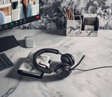 Jabra Evolve2 40 SE Stereo Wired On-Ear Headset (Unified Communications, USB-A, Black) — Being Shipped