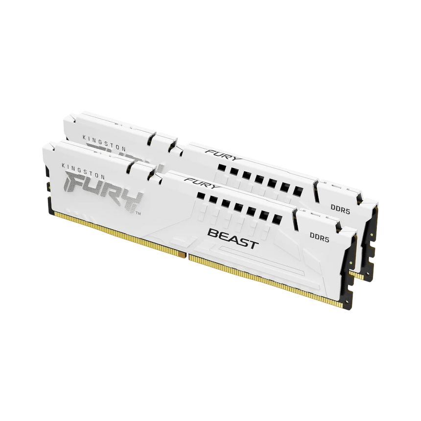 Kingston Fury Beast White 32GB DDR5 6800MT/s CL34 DIMM Gaming Memory Kit (2 x 16GB) — Being Shipped
