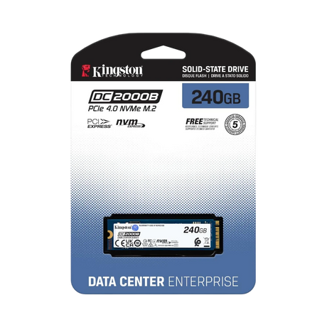 Kingston DC2000B 240GB M.2 2280 PCI Express NVMe 4.0 x4 Internal SSD — Being Shipped