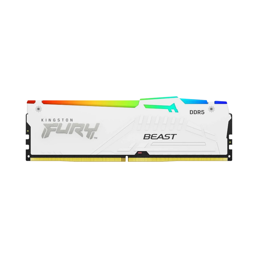 Kingston Fury Beast White RGB XMP 16GB DDR5 6400MT/s CL32 DIMM Gaming Memory Module — Being Shipped
