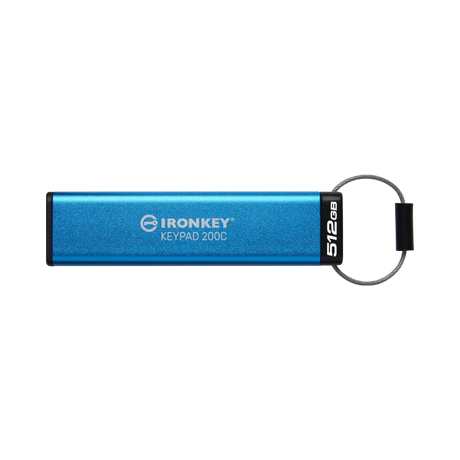 Kingston Ironkey Keypad 200 512GB USB-C Encrypted Flash Drive — Being Shipped