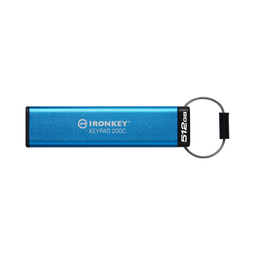 Kingston Ironkey Keypad 200 512GB USB-C Encrypted Flash Drive — Being Shipped