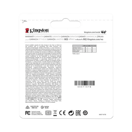 Kingston DataTraveler 64GB 200MB/s Micro USB Flash Drive (Silver) — Being Shipped