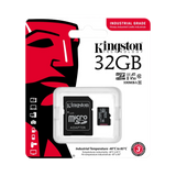 Kingston Industrial microSDHC 32GB C10 A1 pSLC Card with SD Adapter — Being Shipped