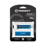 Kingston IronKey Keypad 200 256GB USB-A 3.2 Gen 1 Flash Drive — Being Shipped