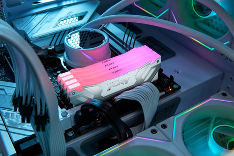 Kingston Fury Renegade RGB White XMP 24GB 8400MT/s DDR5 CL40 CUDIMM Gaming Memory Kit — Being Shipped