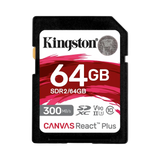 Kingston Canvas React Plus 64GB UHS-II SDXC Memory Card — Being Shipped