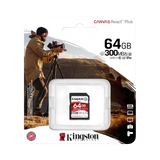 Kingston Canvas React Plus 64GB UHS-II SDXC Memory Card — Being Shipped