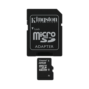 Kingston Digital microSDHC Class 10 UHS-1 32GB 30MB/s Memory Card with SD Adapter — Being Shipped