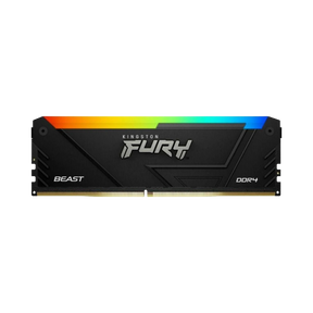 Kingston FURY Beast RGB Black XMP 32GB DDR4 3200MT/s CL16 Gaming Memory Kit (4x8GB) — Being Shipped