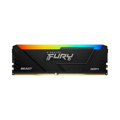 Kingston FURY Beast RGB Black XMP 32GB DDR4 3200MT/s CL16 Gaming Memory Kit (4x8GB) — Being Shipped