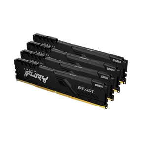 Kingston FURY Beast 32GB DDR4 3200MHz CL16 Desktop Memory Kit (4 x 8GB) — Being Shipped