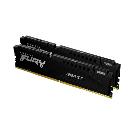 Kingston FURY Beast Black 64GB DDR5 5600MT/s CL40 XMP 3.0 Computer Memory Kit (2 x 32GB) — Being Shipped