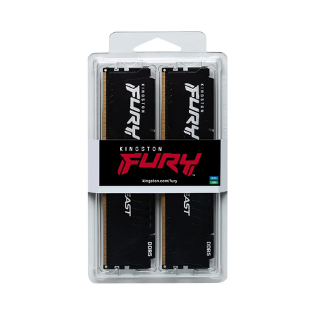 Kingston FURY Beast Black 64GB DDR5 5600MT/s CL40 XMP 3.0 Computer Memory Kit (2 x 32GB) — Being Shipped