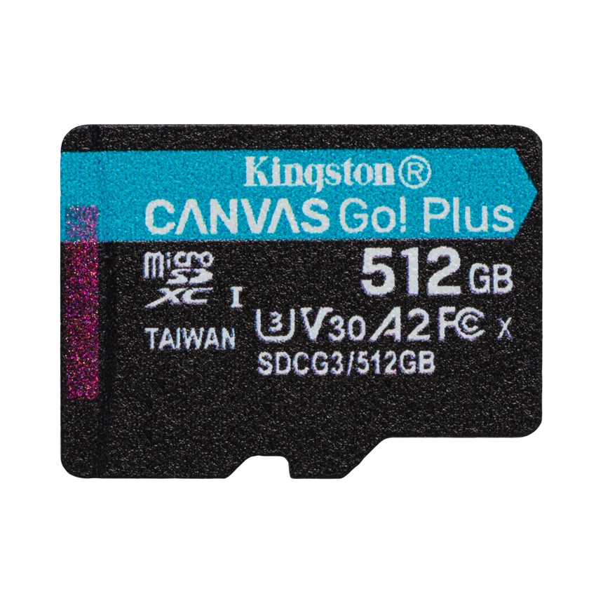Kingston Canvas Go! Plus 512GB UHS-I microSDXC Memory Card — Being Shipped