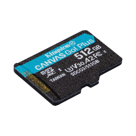 Kingston Canvas Go! Plus 512GB UHS-I microSDXC Memory Card — Being Shipped