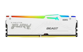 Kingston FURY Beast White RGB EXPO 32GB DDR5 6000MT/s CL30 DIMM Gaming Memory Kit (2 x 16GB) — Being Shipped