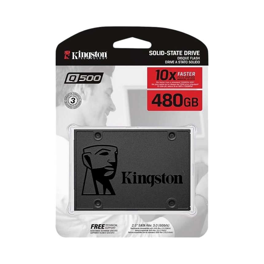 Kingston Q500 480GB 2.5" SATA 6Gb/s SSD — Being Shipped