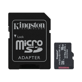 Kingston Industrial UHS-I 16GB microSDHC Memory Card with SD Adapter — Being Shipped