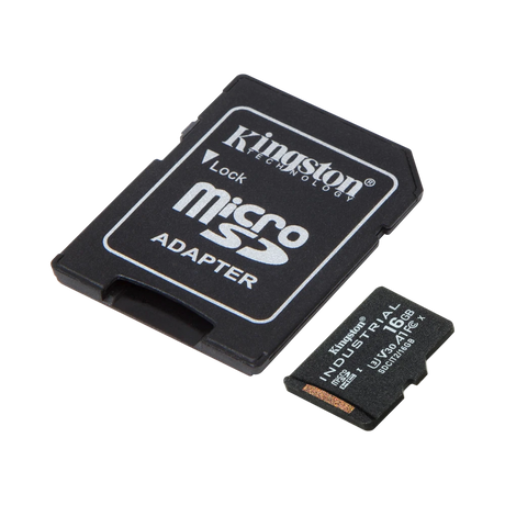Kingston Industrial UHS-I 16GB microSDHC Memory Card with SD Adapter — Being Shipped
