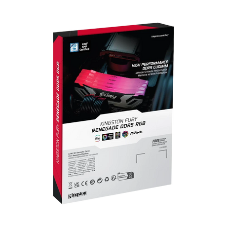 Kingston Fury Renegade RGB Silver XMP 24GB DDR5 8400MT/s CL40 CUDIMM Gaming Memory Module — Being Shipped