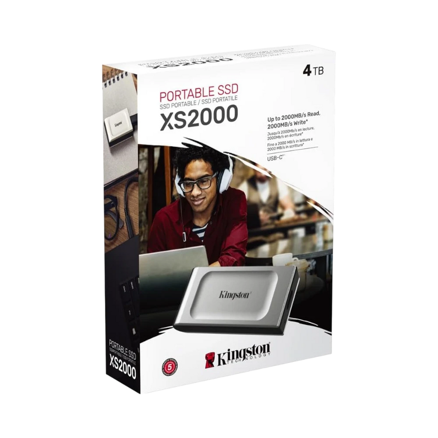 Kingston XS2000 4TB USB 3.2 Gen 2x2 External Pocket SSD — Being Shipped