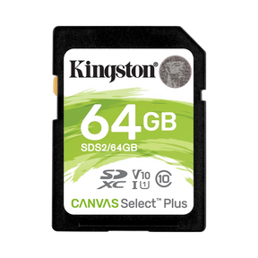 Kingston Canvas Select Plus 64GB 100MB/s SDXC Memory Card — Being Shipped