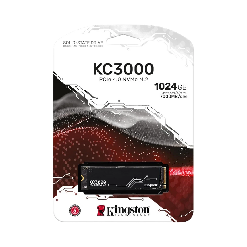 Kingston KC3000 1024GB M.2 2280 PCIe 4.0 NVMe SSD — Being Shipped