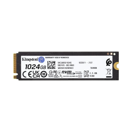 Kingston KC3000 1024GB M.2 2280 PCIe 4.0 NVMe SSD — Being Shipped