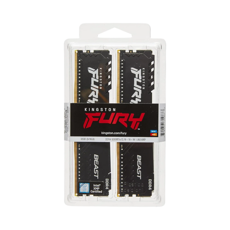 Kingston Fury Beast 32GB DDR4 3200MHz CL16 Desktop Memory Kit (2 x 16GB) — Being Shipped