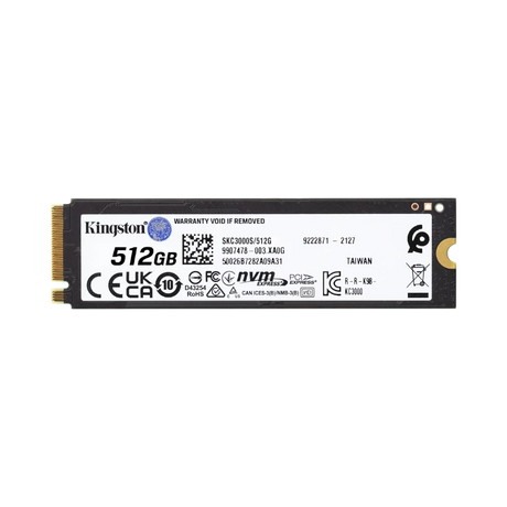 Kingston KC3000 512GB M.2 2280 PCIe 4.0 NVMe SSD — Being Shipped