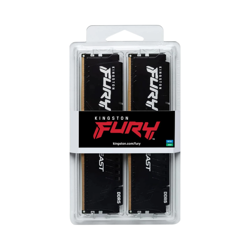 Kingston FURY Beast Black EXPO 32GB DDR5 5200MT/s CL36 Memory Kit (2 x 16GB) — Being Shipped