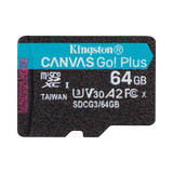 Kingston 64GB microSDXC Canvas Go Plus 170MB/s Memory Card with SD Adapter — Being Shipped