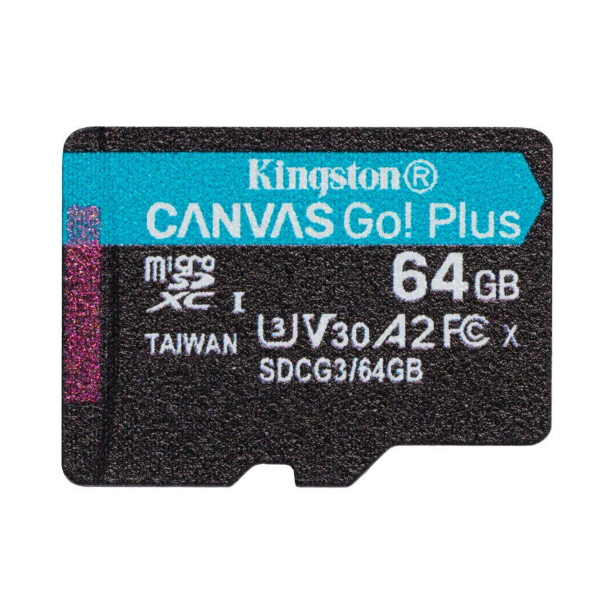 Kingston 64GB microSDXC Canvas Go Plus 170MB/s Memory Card with SD Adapter — Being Shipped