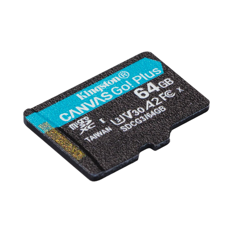 Kingston 64GB microSDXC Canvas Go Plus 170MB/s Memory Card with SD Adapter — Being Shipped