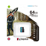 Kingston 64GB microSDXC Canvas Go Plus 170MB/s Memory Card with SD Adapter — Being Shipped