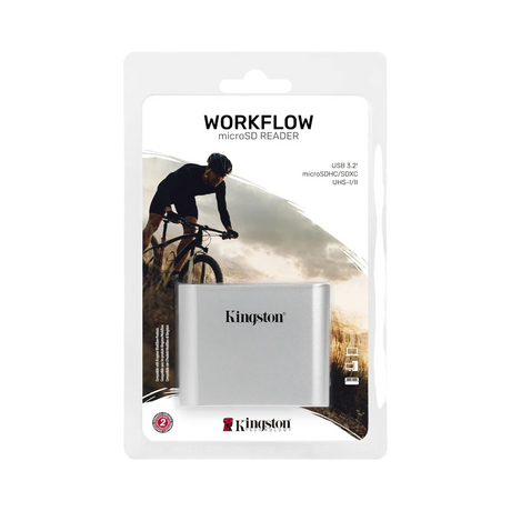 Kingston Workflow USB3.2 Gen1 Workflow Dual-Slot microSDHC/SDXC UHS-II Card Reader — Being Shipped