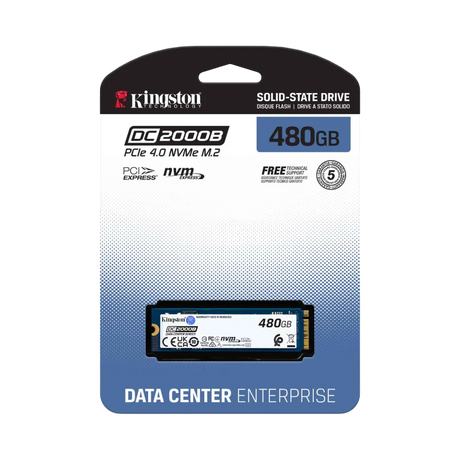 Kingston Data Center DC2000B 480GB M.2 2280 PCIe 4.0 NVMe Enterprise SSD — Being Shipped