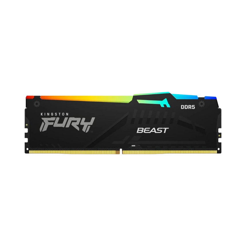 Kingston FURY Beast Black RGB XMP 128GB DDR5 5200MT/s CL40 Memory Kit (4 x 32GB) — Being Shipped