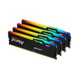 Kingston FURY Beast Black RGB XMP 128GB DDR5 5200MT/s CL40 Memory Kit (4 x 32GB) — Being Shipped