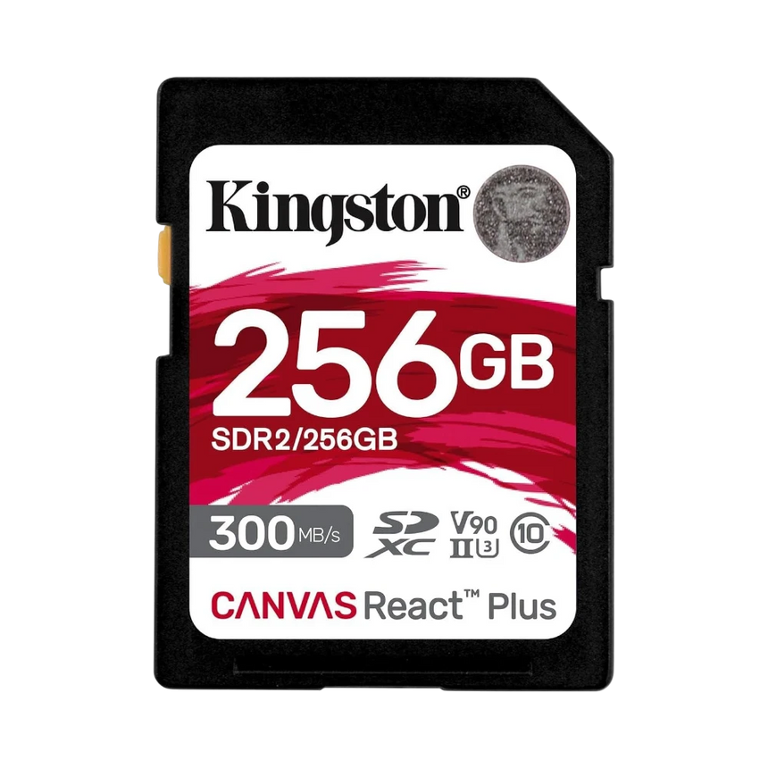 Kingston Canvas React Plus 256GB UHS-II SDXC Memory Card — Being Shipped