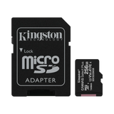 Kingston Canvas Select Plus 256GB UHS-I microSDXC Memory Card with SD Adapter — Being Shipped