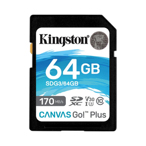 Kingston Canvas Go! Plus 128GB UHS-I SDXC Memory Card — Being Shipped