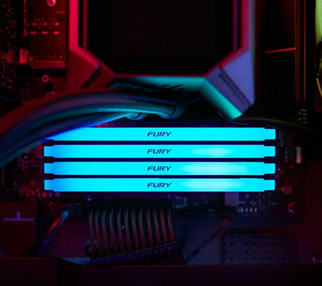 Kingston Fury Beast RGB 64GB DDR4 3200MT/s CL16 DIMM Memory Kit (4 x 16GB) — Being Shipped