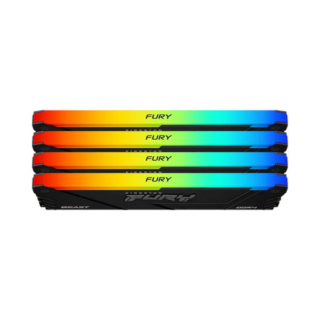Kingston Fury Beast RGB 64GB DDR4 3200MT/s CL16 DIMM Memory Kit (4 x 16GB) — Being Shipped