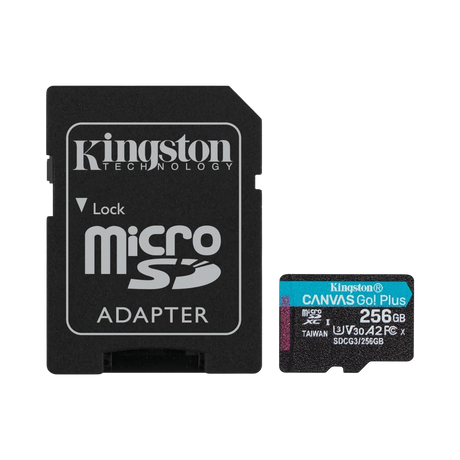 Kingston Canvas Go! Plus 256GB 170MB/s UHS-I microSDXC Memory Card — Being Shipped